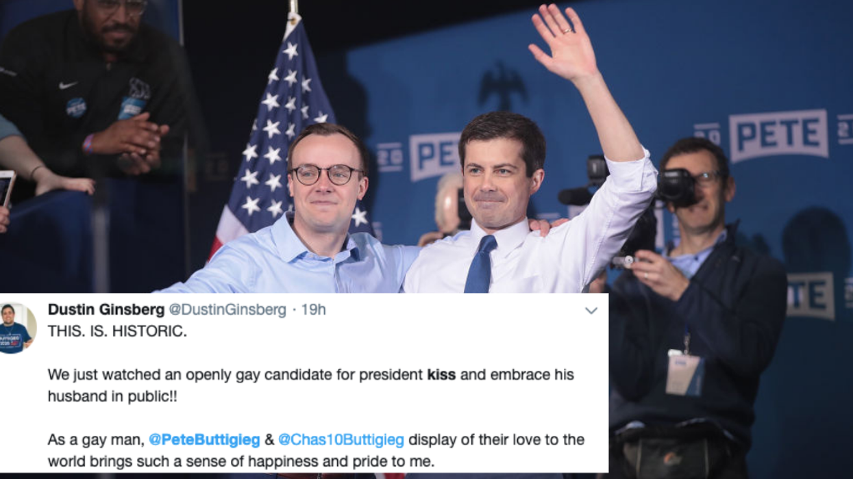Pete Buttigieg Kissed His Husband After Announcing His Candidacy For President, And Now We're Weepy