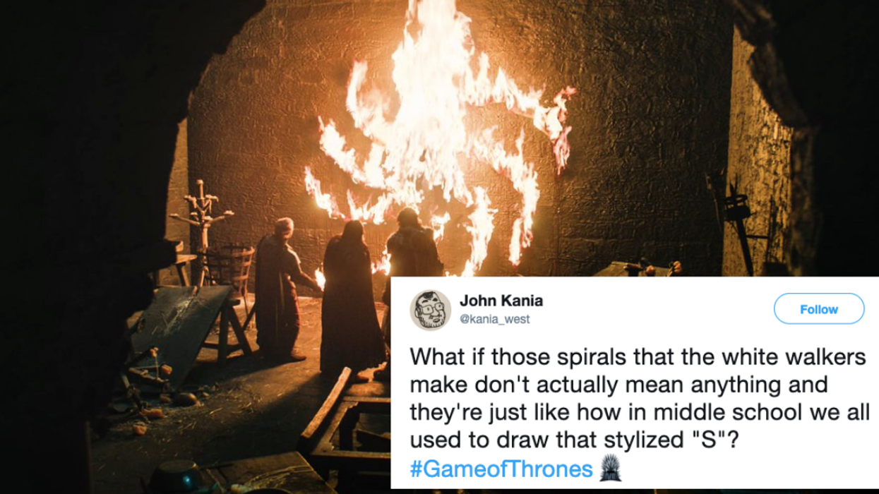 We've Definitely Seen Those Creepy White Walker Spiral Patterns On 'Game Of Thrones' Before—And Fans Have A Theory About Their Origin