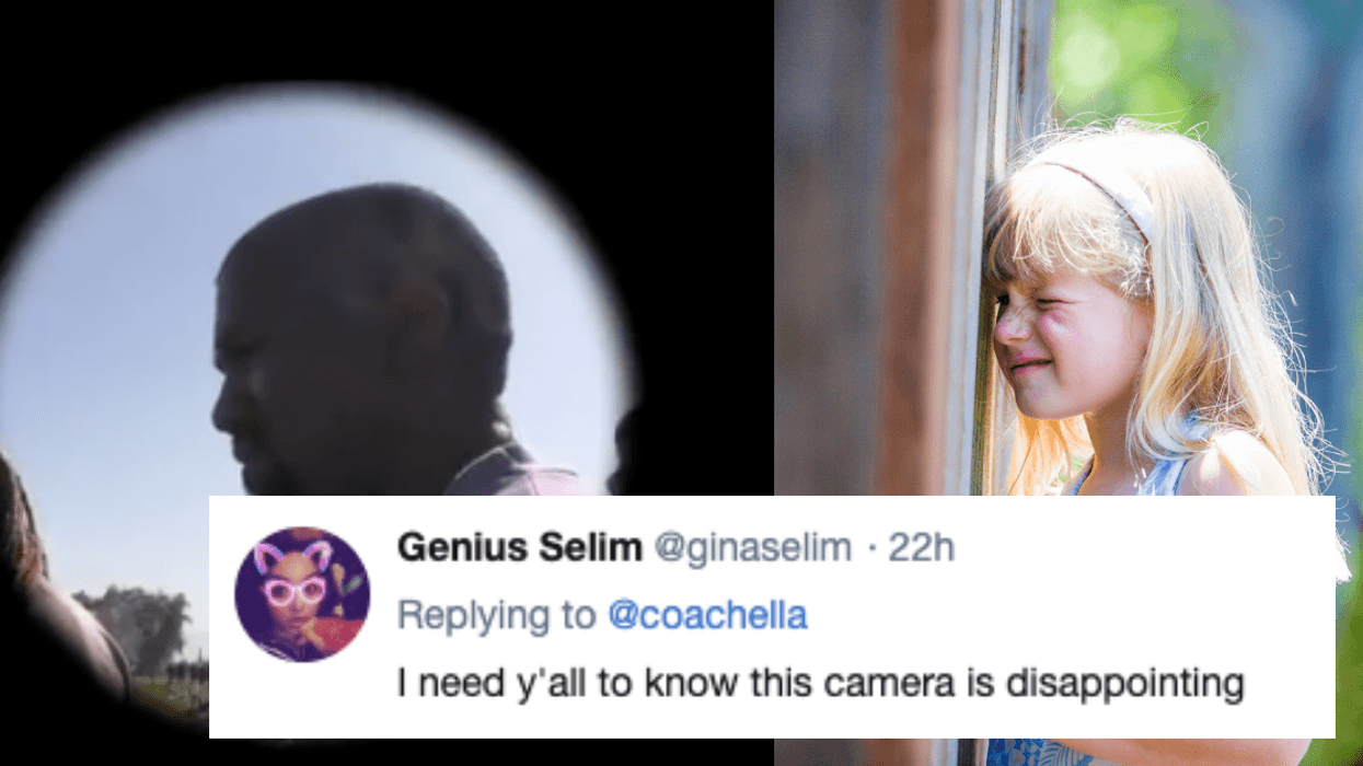 Kanye's Easter Service At Coachella Was Livestreamed Using A Pinhole Effect—And Viewers Instantly Turned It Into A Meme
