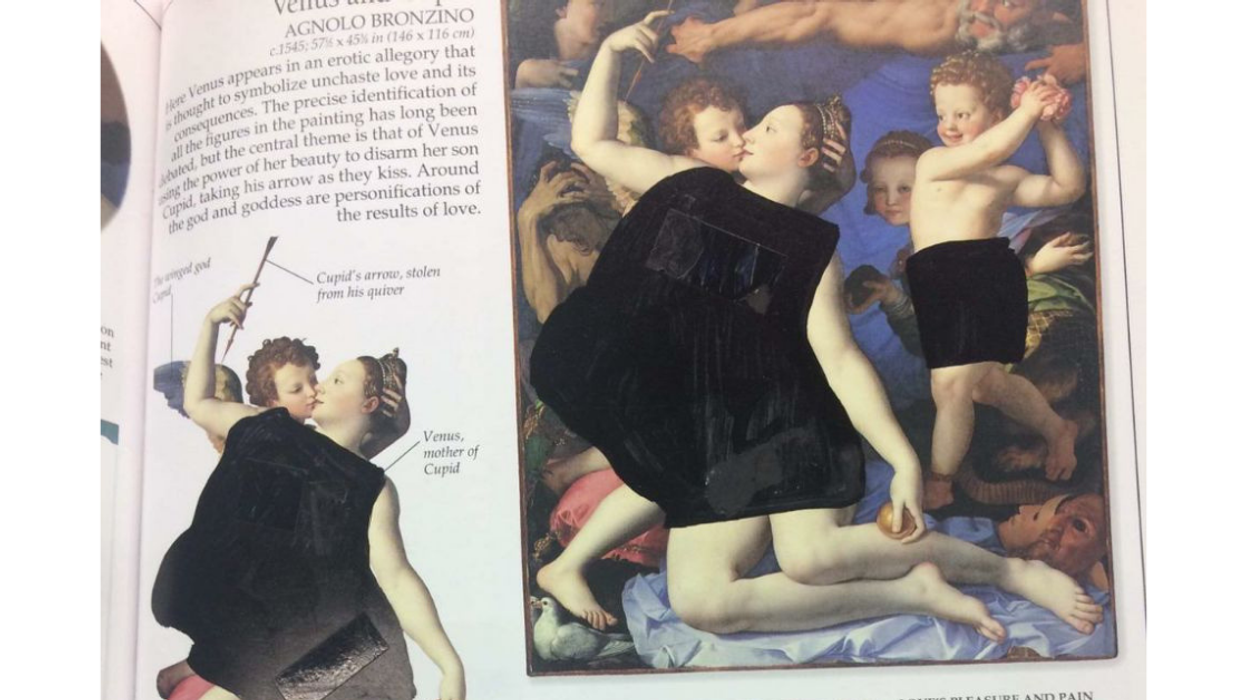 A Christian College Just Took Censoring Nudity In Textbooks To A Whole New Level