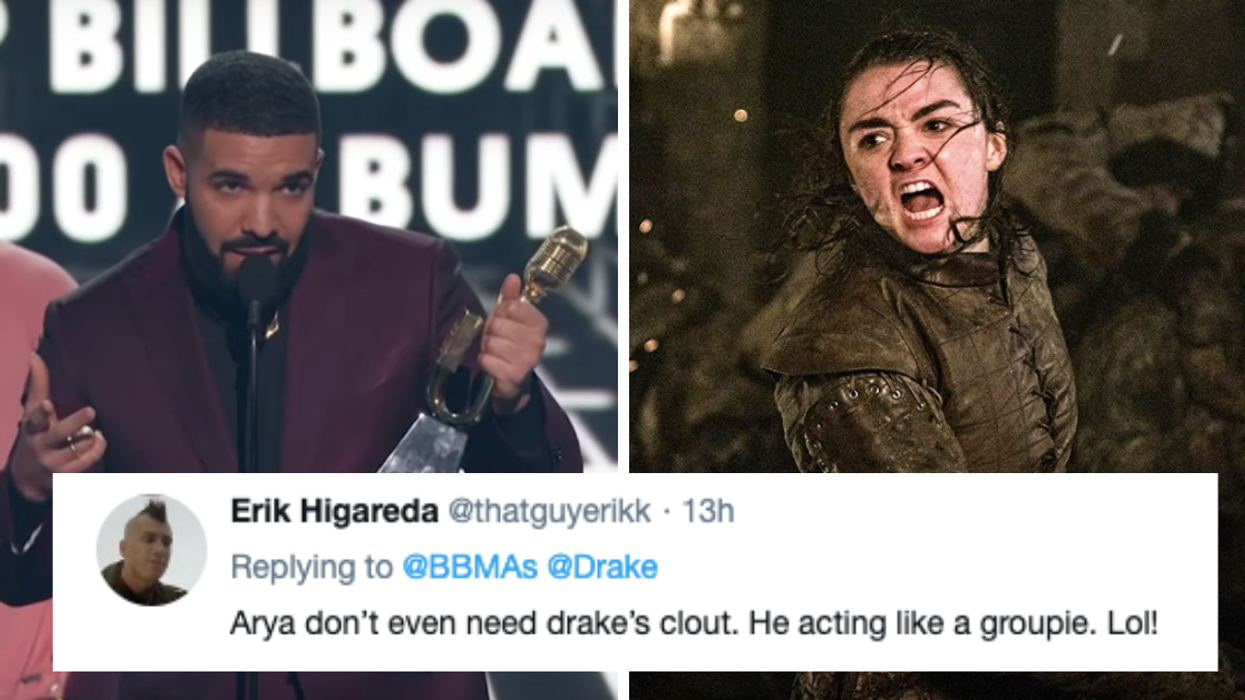 Drake's Shout-Out To Arya Stark At The Billboard Music Awards Has Fans Worried—And For Good Reason