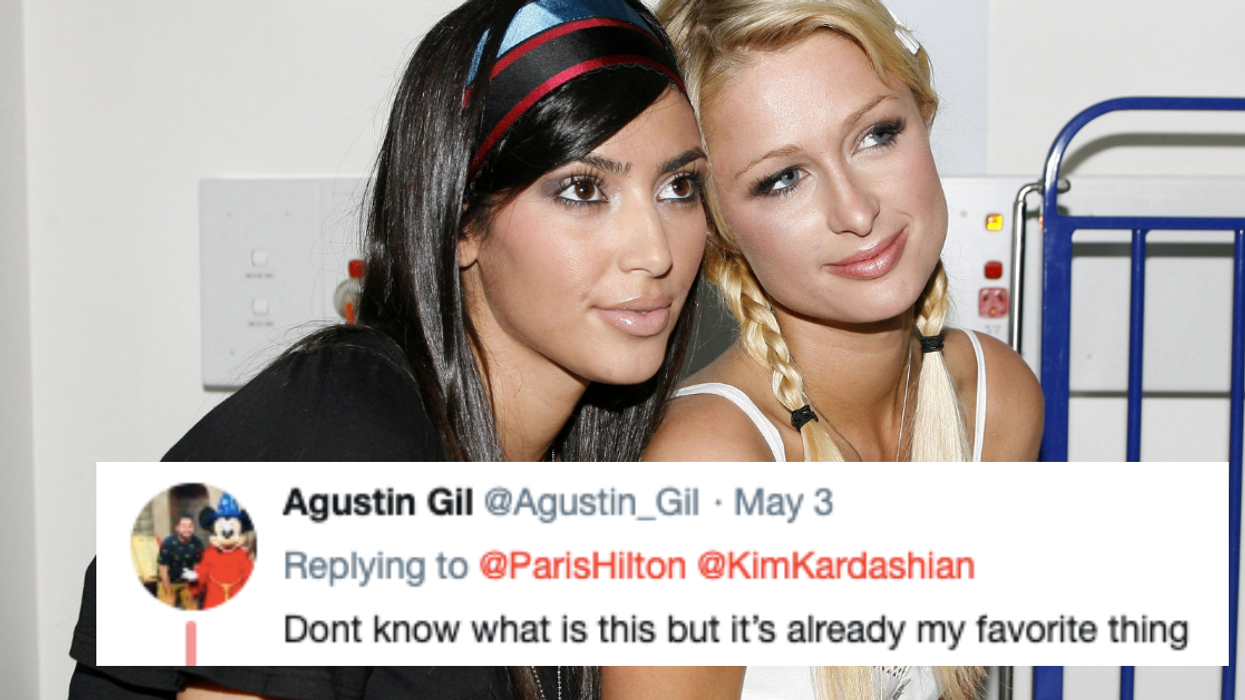 BFFs Paris Hilton And Kim Kardashian West Just Reunited To Tease Us With A 'Surprise'—And Fans Are Pumped