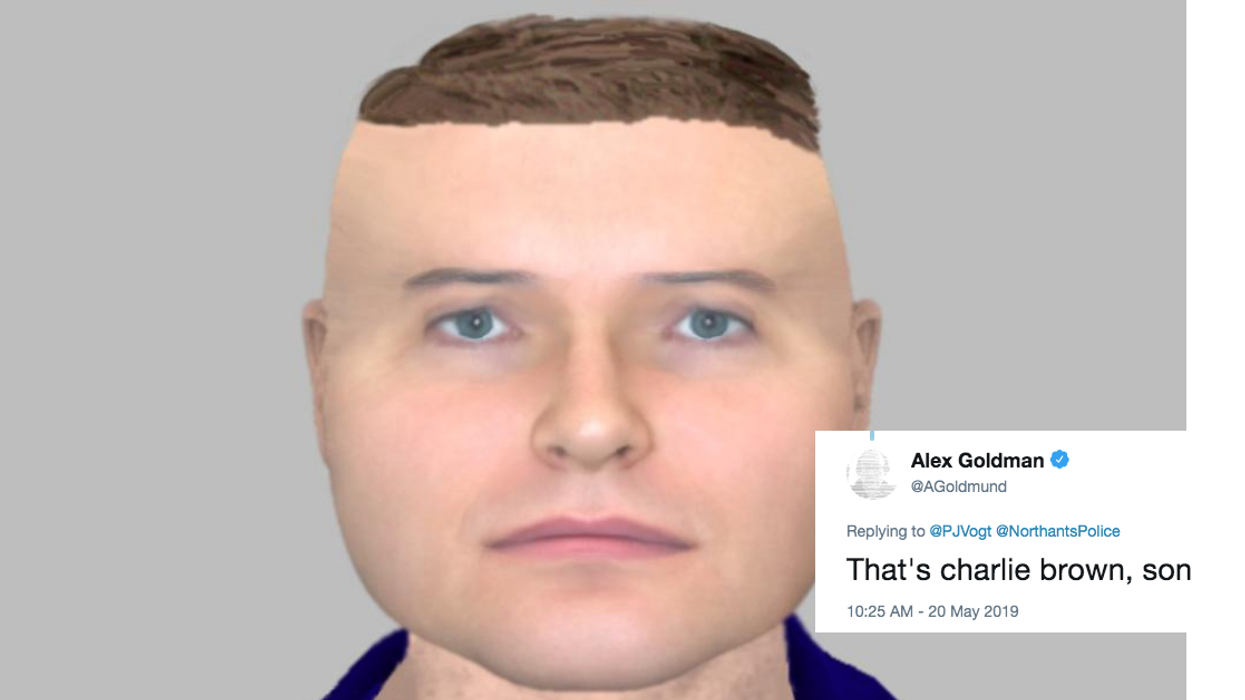 Police Release Bizarre Composite Image To Get Help Catching A Burglar, And The Internet Can't Help But Laugh