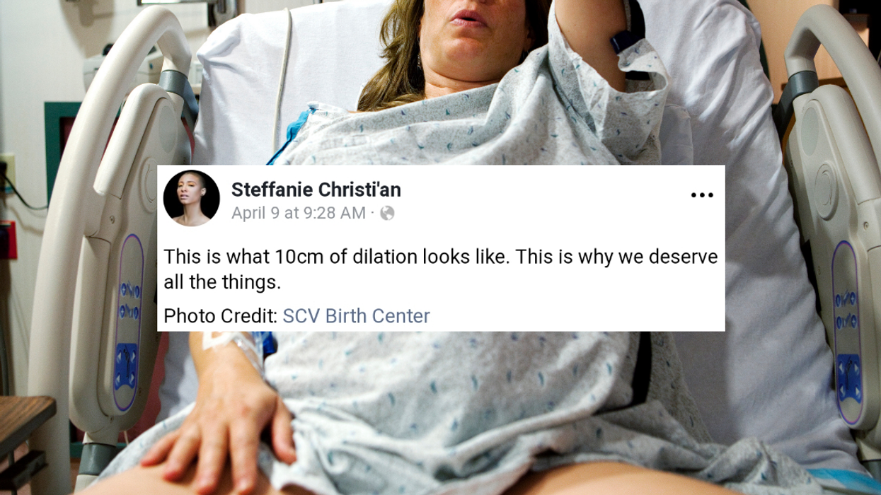 This Viral Photo Showing How Big A Woman's Cervix Gets During Childbirth Just Proves That Moms Are Warriors