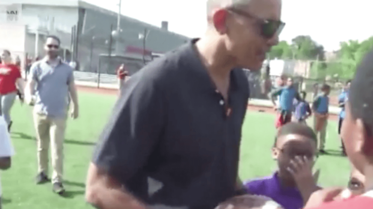 Barack Obama's Surprise Visit To A Baseball Academy Had Students Properly Freaking Out