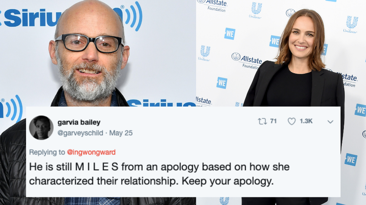Moby's Apology Letter To Natalie Portman For Claiming They Dated Isn't Sitting Well With Fans