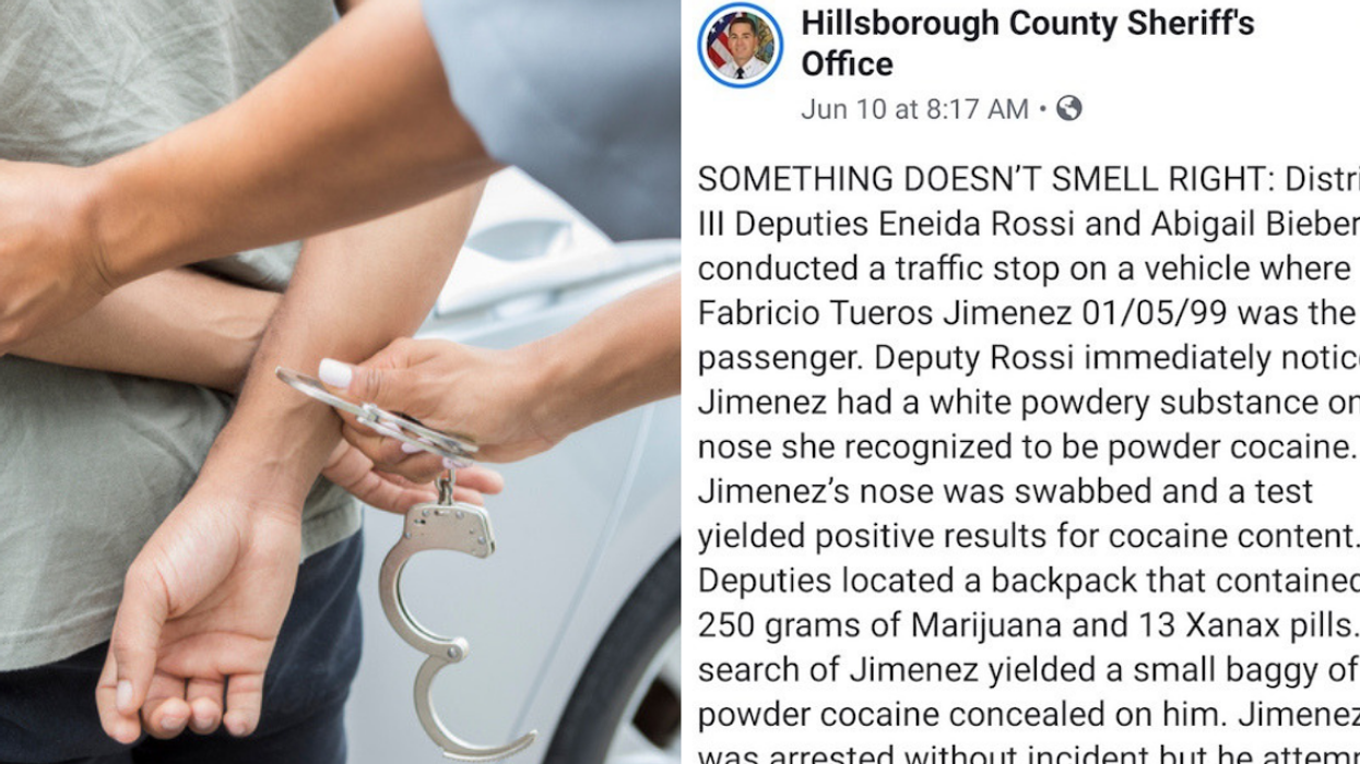 Man Caught With Cocaine On His Nose Has The Lamest Excuse For Police