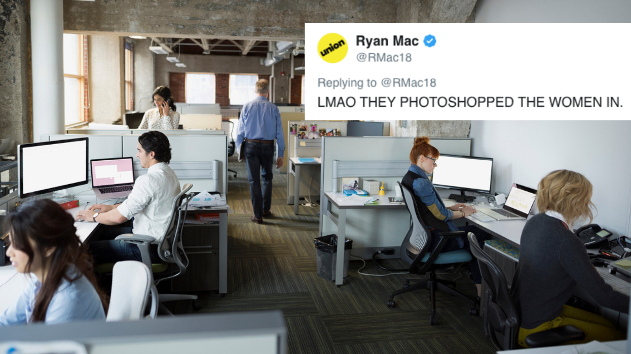 A Group Of Silicon Valley 'Tech Titans' Literally Photoshopped All Of The Women Into Their Photo, And People Are Shaking Their Heads