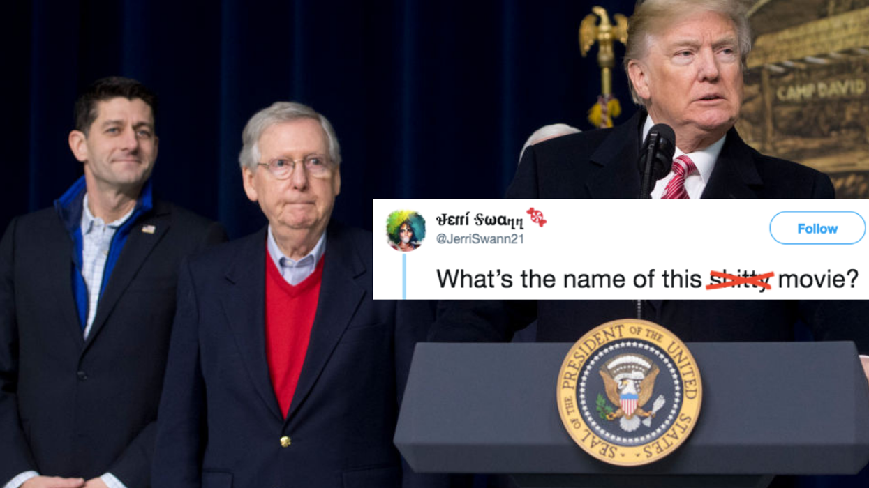 People Are Tweaking Movie Titles To Hilariously Roast A Photo Of Trump And 6 Of The Republican Leadership
