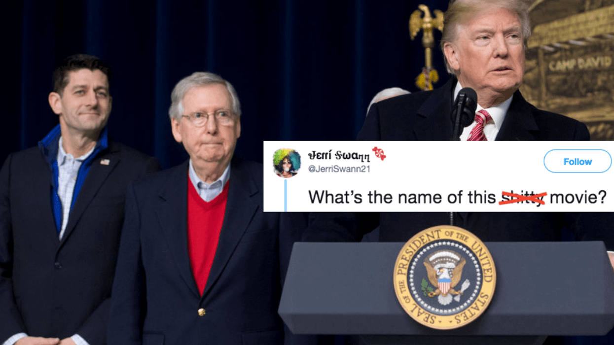 People Are Tweaking Movie Titles To Hilariously Roast A Photo Of Trump And 6 Of The Republican Leadership