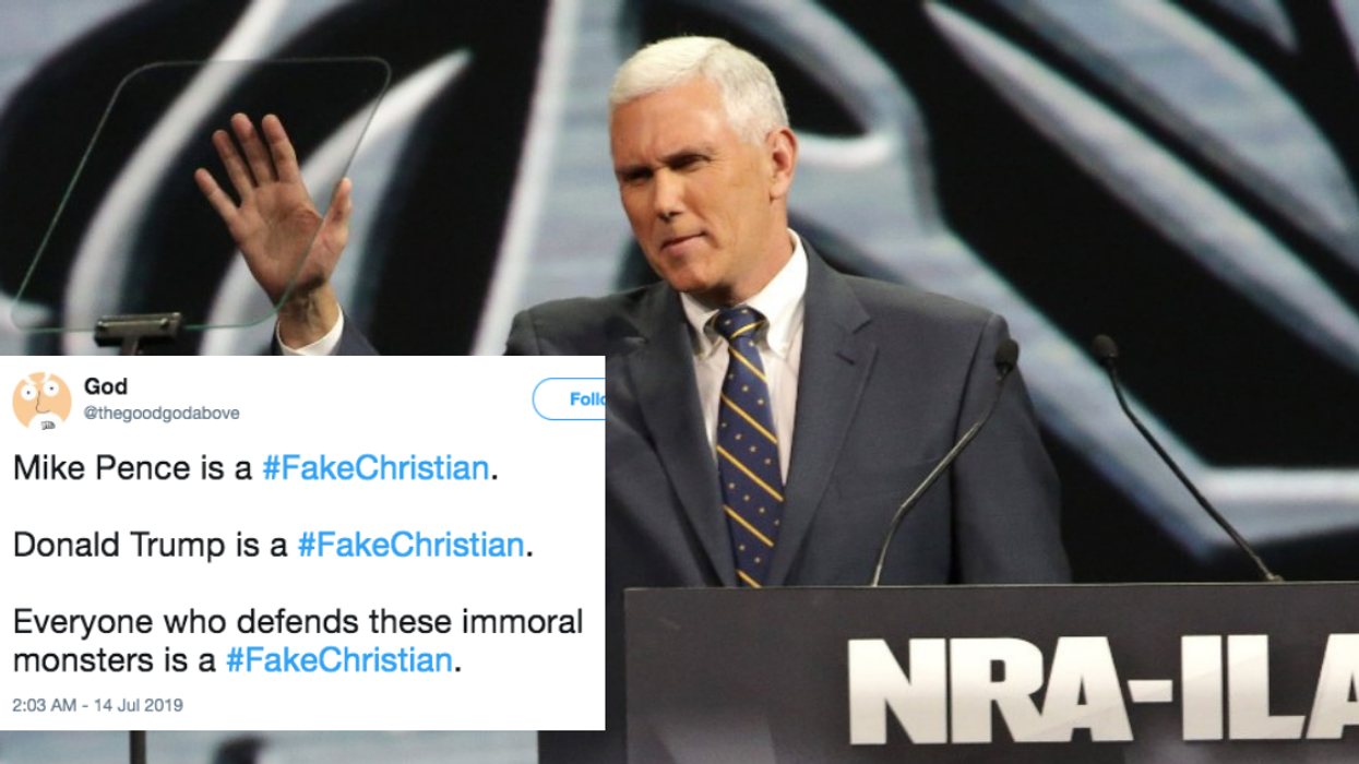 'Fake Christian' Is Trending On Twitter After Mike Pence's Icy Demeanor During His Visit To An Immigrant Detention Center
