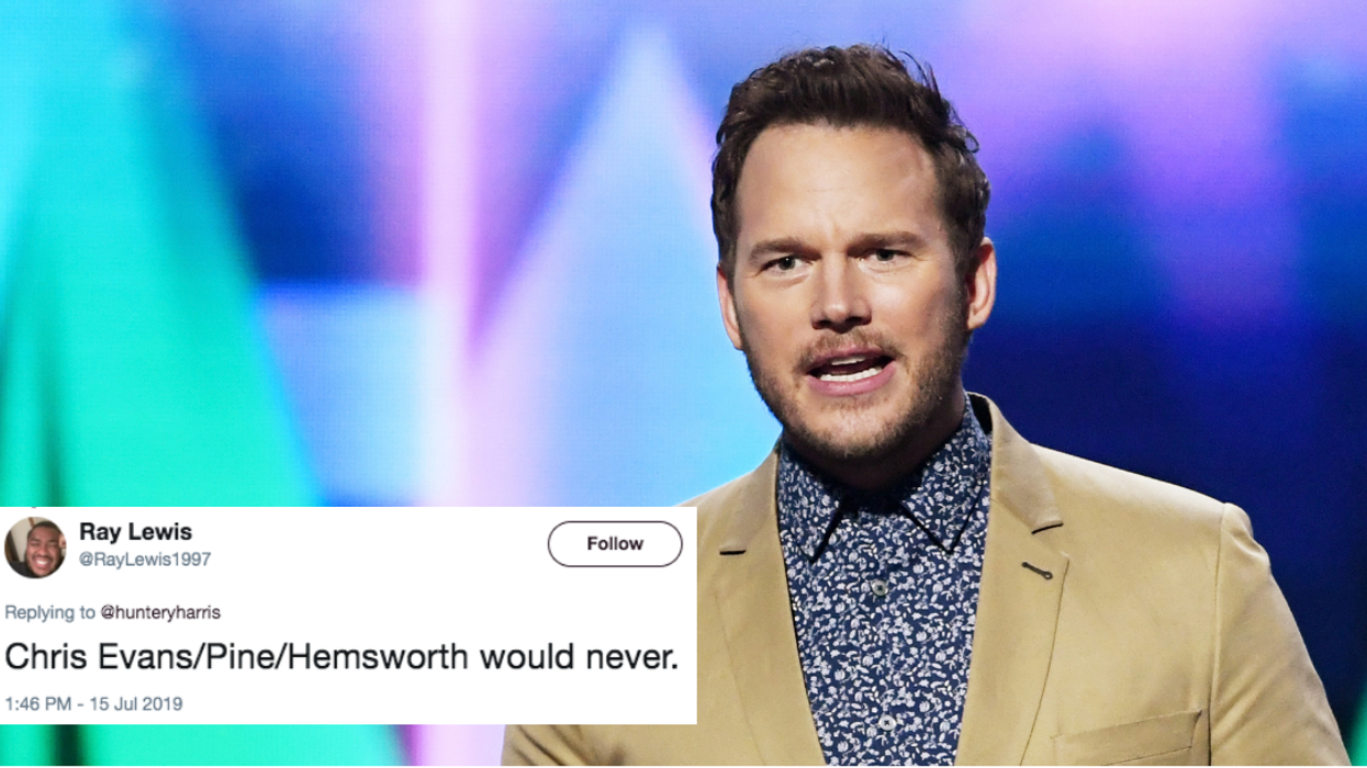 Chris Pratt Faces Backlash For Wearing A Controversial Far-Right American Flag T-Shirt