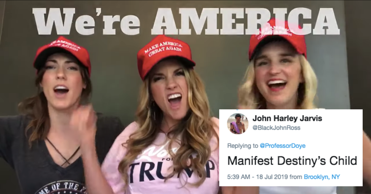 Group Of Female Trump Supporters Singing About How 'Real Women Vote For Trump' Is Getting Trolled With Fake Band Names