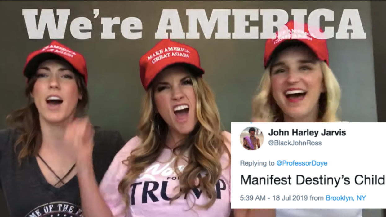 Group Of Female Trump Supporters Singing About How 'Real Women Vote For Trump' Is Getting Trolled With Fake Band Names