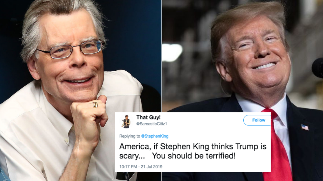Stephen King Just Summed Up Trump's Worldview In A Single Tweet—And It's Depressingly On Point