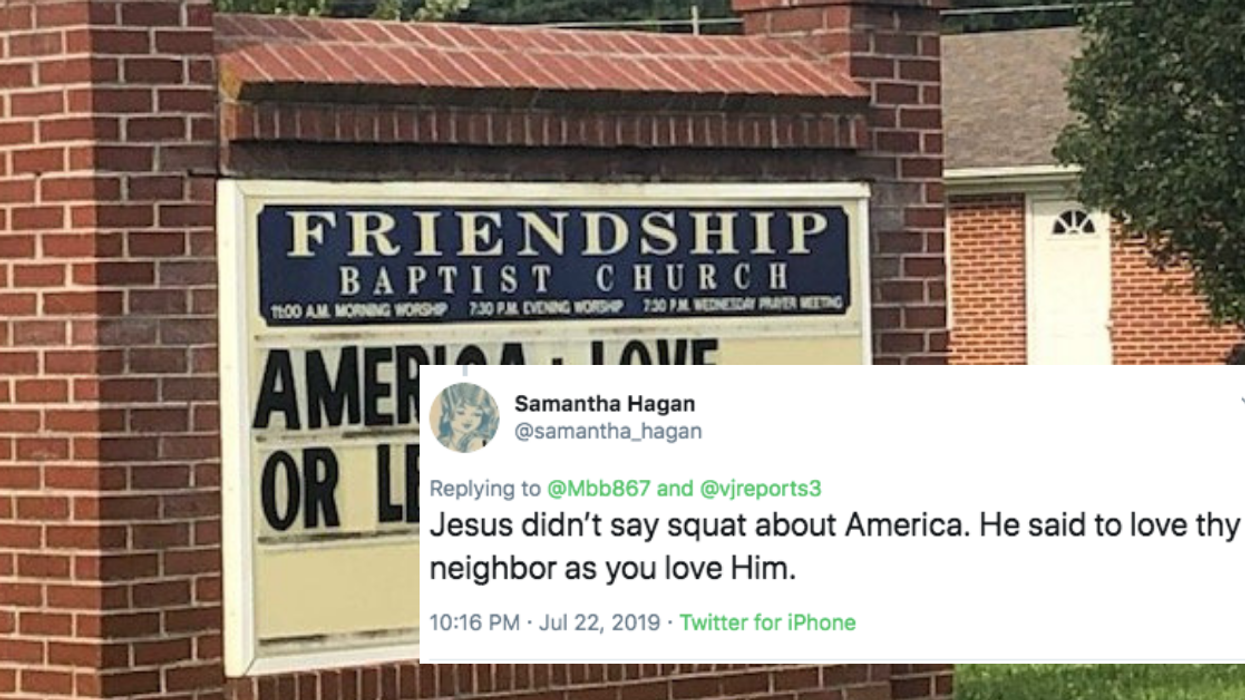 Virginia Church Prompts Outrage Over Their Sign's Latest Pro-Trump Message