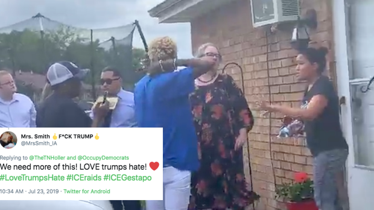 Nashville Neighborhood Forms Human Chain To Protect A Man And His Child From ICE