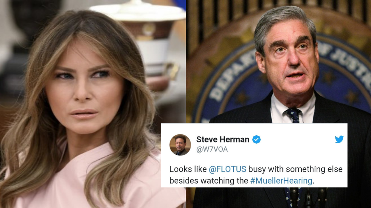 Melania Trump Decided Mueller's Testimony Was The Perfect Time To Announce Her Christmas Plans, And Twitter Can't Even