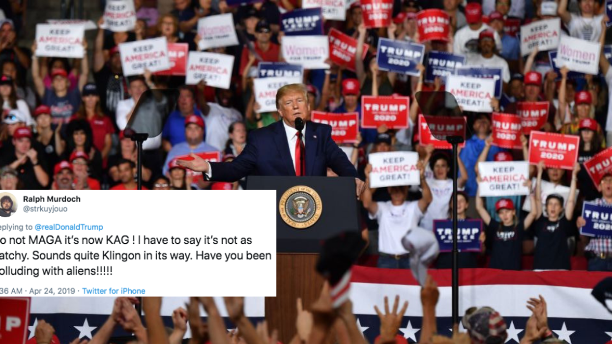 Trump's Campaign Is Trying To Make The Switch From MAGA To KAG—But The Name Already Belongs To A Klingon Fan Group