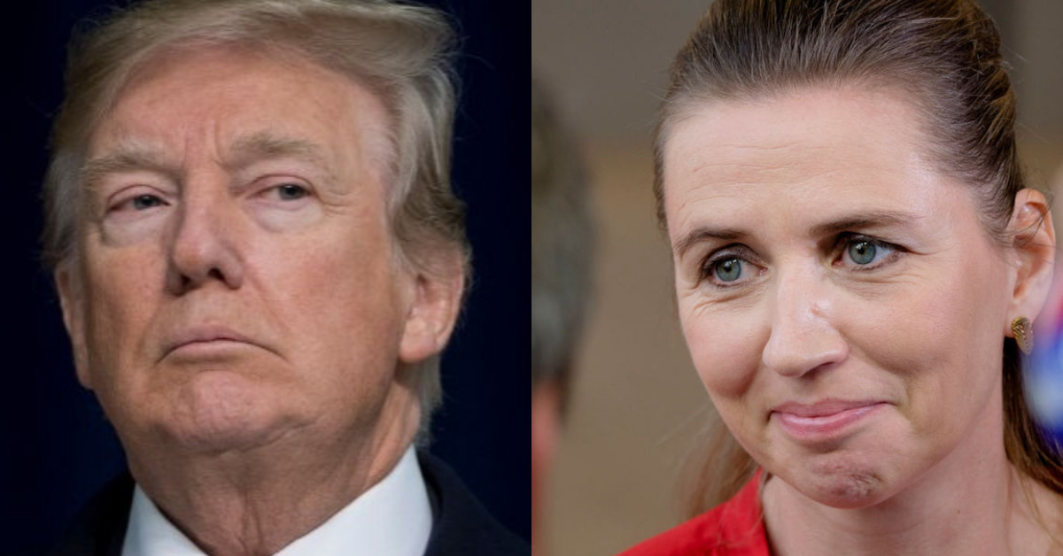 Trump Calls Danish Prime Minister 'Nasty' After She Called His Bid To Buy Greenland 'Absurd'