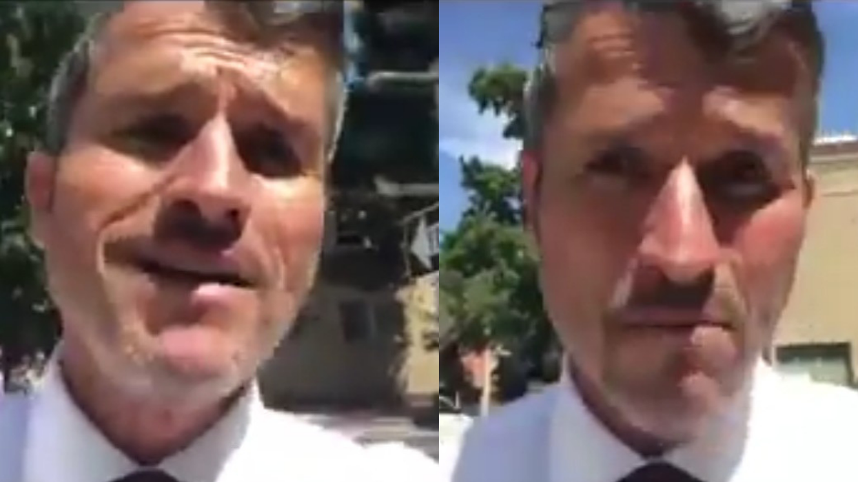 Anti-Vaxxer Interrupts His Own Rant To Assault A California State Senator On Facebook Live