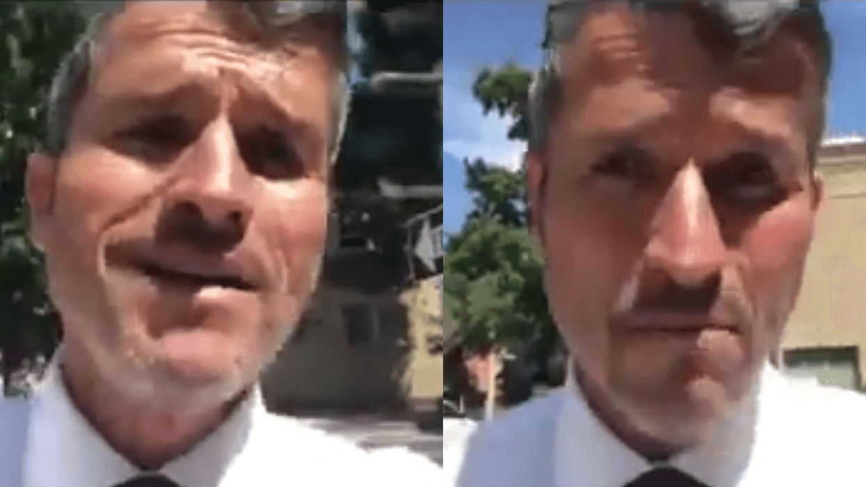 Anti-Vaxxer Interrupts His Own Rant To Assault A California State Senator On Facebook Live