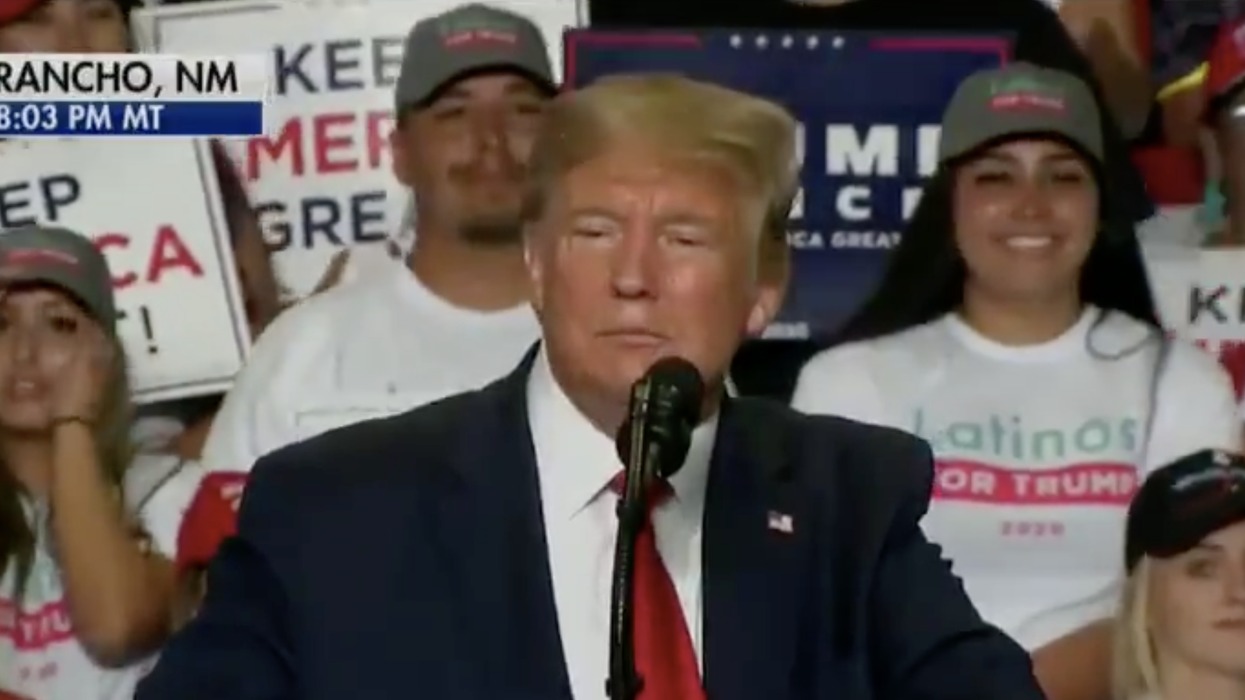 Trump Claims He Loves 'The Hispanics' More Than The Country During 'Latinos For Trump' Rally In New Mexico