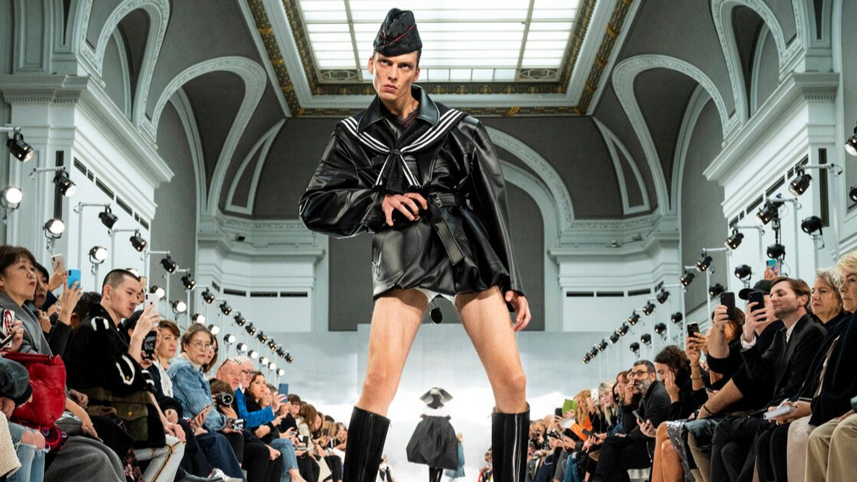 Male Model Goes Viral For His Extreme Runway Stomp During Paris Fashion Week