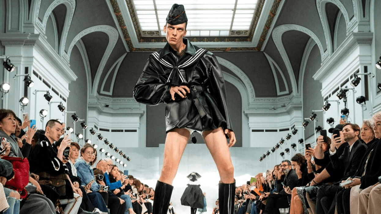 Male Model Goes Viral For His Extreme Runway Stomp During Paris Fashion Week