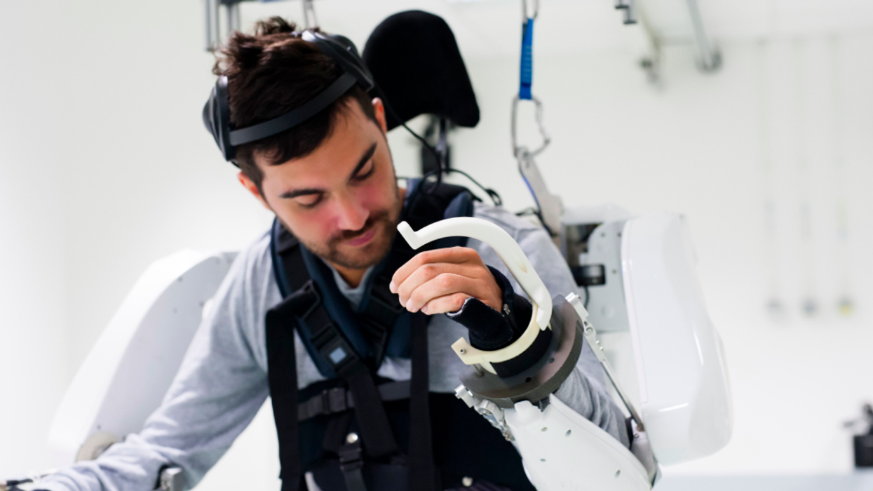 Tetraplegic Man Able To Walk Using Robotic 'Exoskeleton' Controlled By His Mind