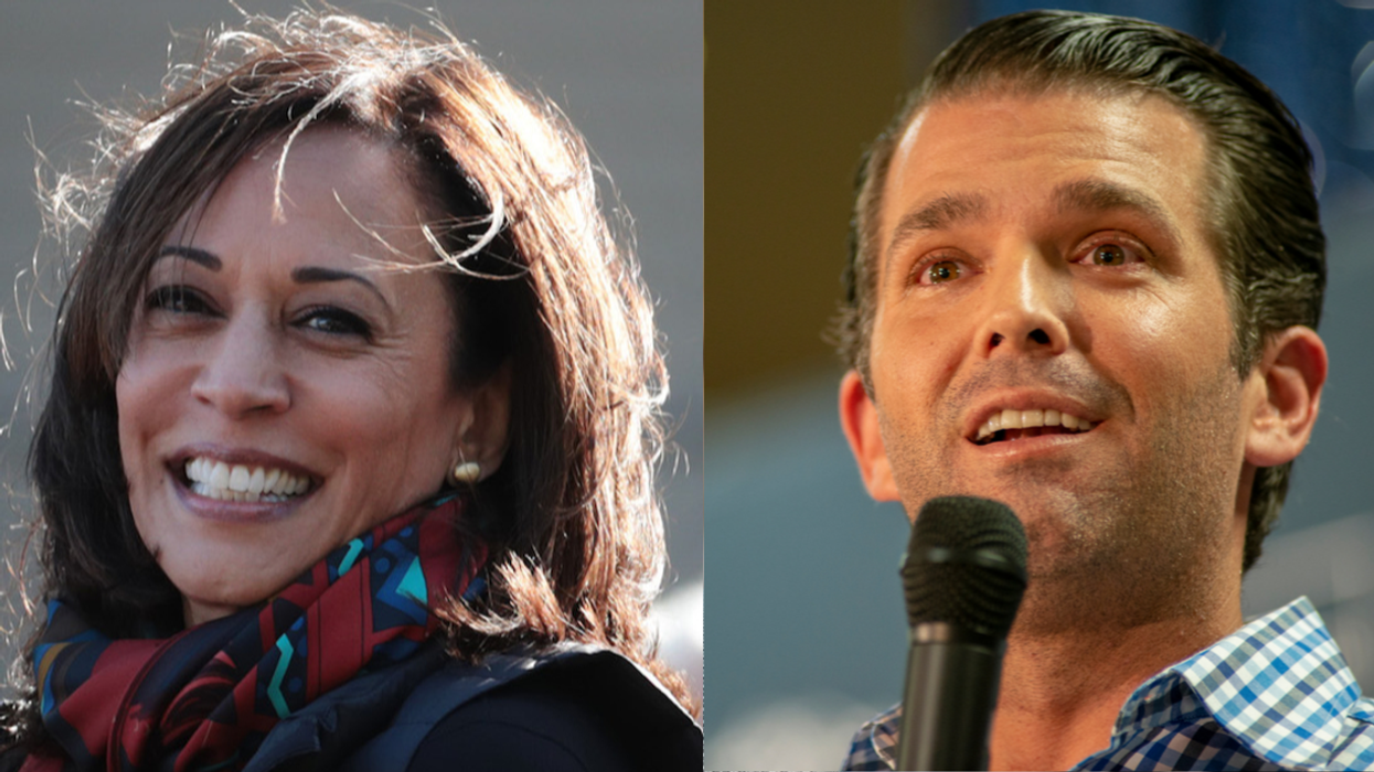 Kamala Harris Lays The Smackdown On Don Jr. After He Mocks Her For Laughing At Her Own Jokes