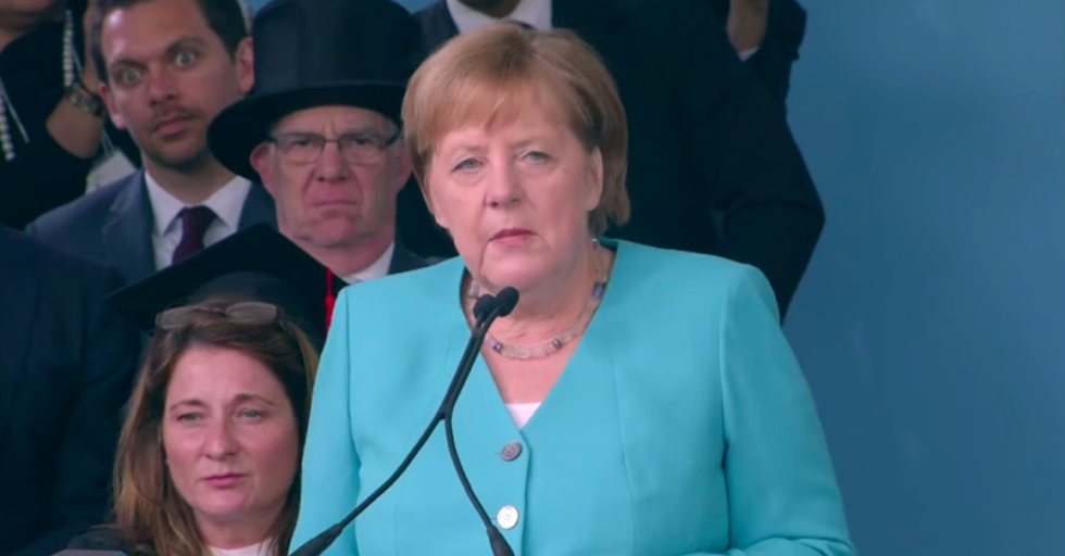 Angela Merkel's Harvard Commencement Speech Just Savagely Rebuked Donald Trump Without Even Saying His Name