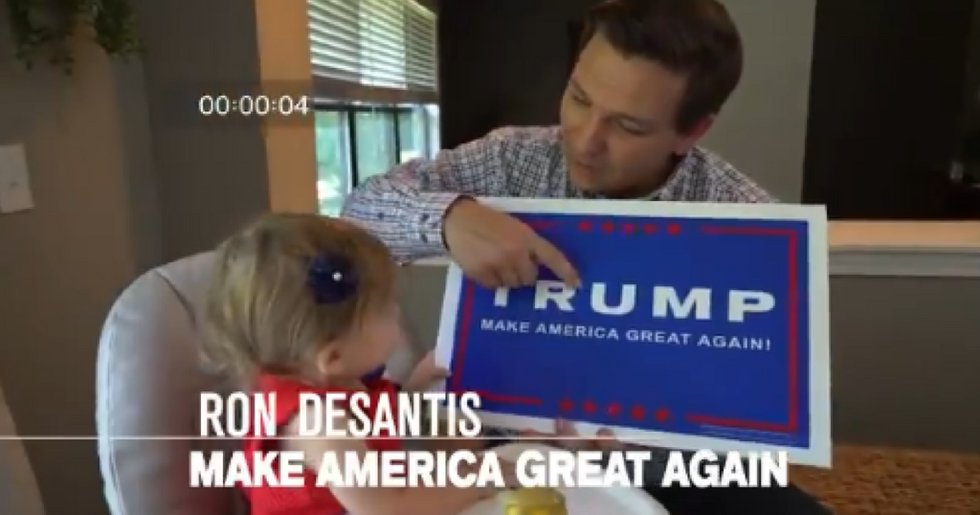 Republican Candidate for Governor of Florida Just Doubled Down on His Support for Trump in a Questionable New Ad, and Twitter Is Disturbed