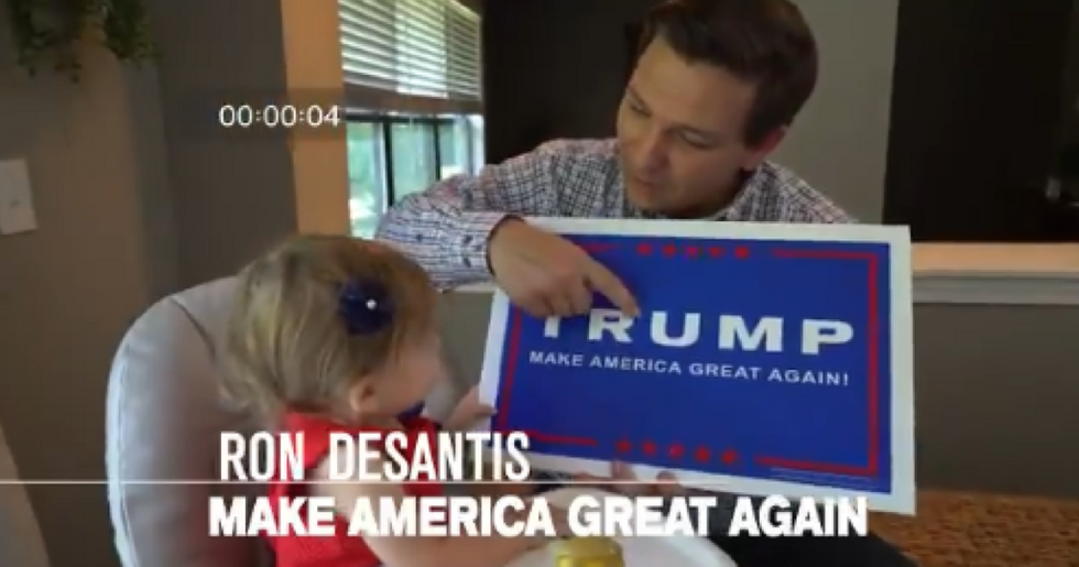 Republican Candidate for Governor of Florida Just Doubled Down on His Support for Trump in a Questionable New Ad, and Twitter Is Disturbed