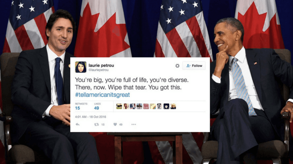 America Has Election Trauma, So Canadians Started an Incredibly Nice Campaign on Twitter