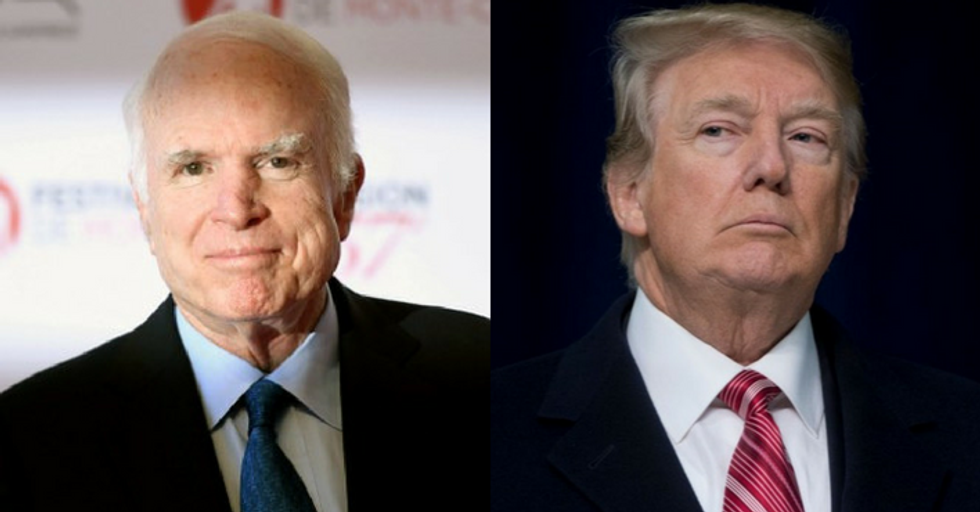 Trump Snubbed John McCain During a Bill Signing Meant to Honor Him, So CNN Stepped Up Where The President Didn't
