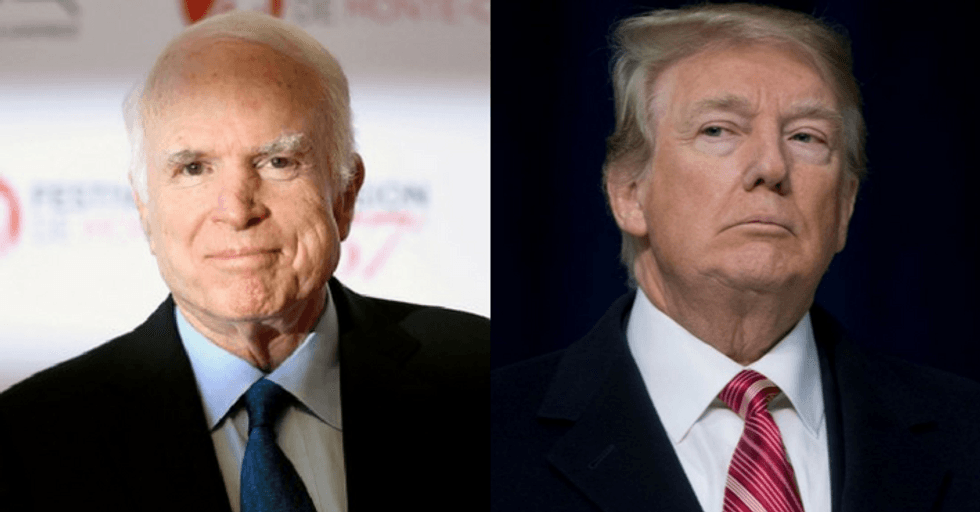 Trump Snubbed John McCain During a Bill Signing Meant to Honor Him, So CNN Stepped Up Where The President Didn't
