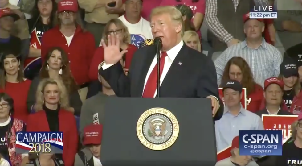 Donald Trump Just Said Democrats Want to 'Obliterate Obamacare' and Now Trump Seems to Be Confusing Even Himself