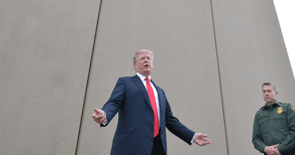 Donald Trump Tweeted 'We Will Build a Human Wall If Necessary,' So That's Basically What A Bunch of Trump Supporters Decided to Do