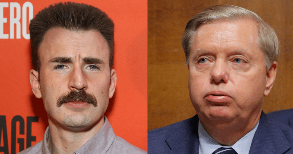 Chris Evans Just Savaged Lindsey Graham After He Urged Donald Trump to Declare a National Emergency to Build His Wall, and Now Graham Has a New Nickname