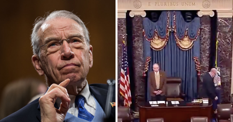 Senior Republican Senator Added to the Senate's Opening Prayer This Morning With a Pointed Message for Donald Trump