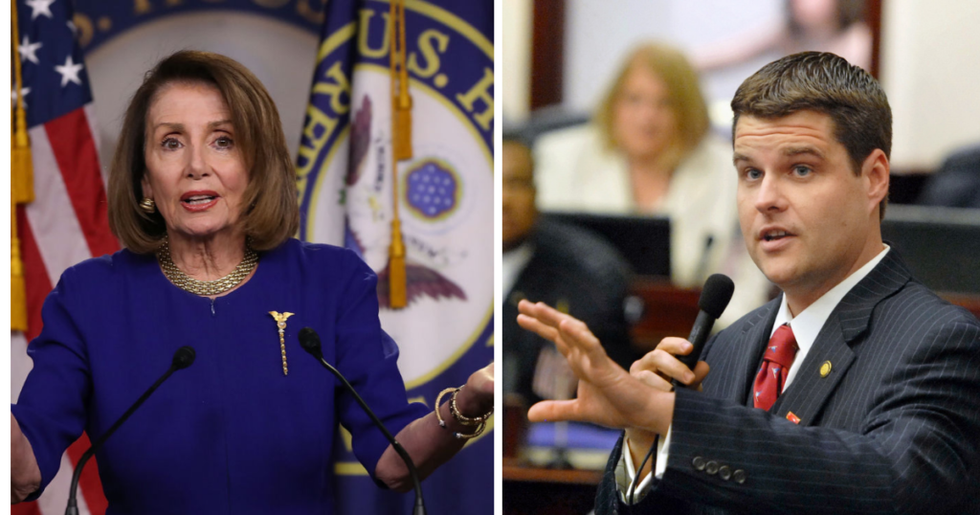 Nancy Pelosi Smacked Down Rep. Matt Gaetz for His Tweet Threatening Michael Cohen Like the Boss She Is, and Gaetz Just Responded