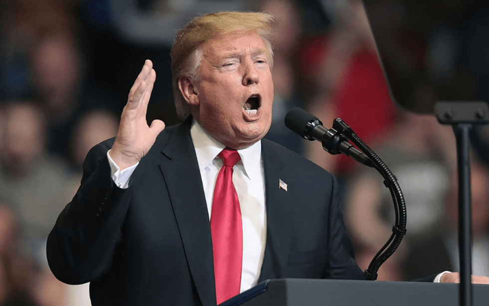 Donald Trump Is Getting Dragged for His Questionable Use of Quotation Marks in a Tweet About Aid to Puerto Rico