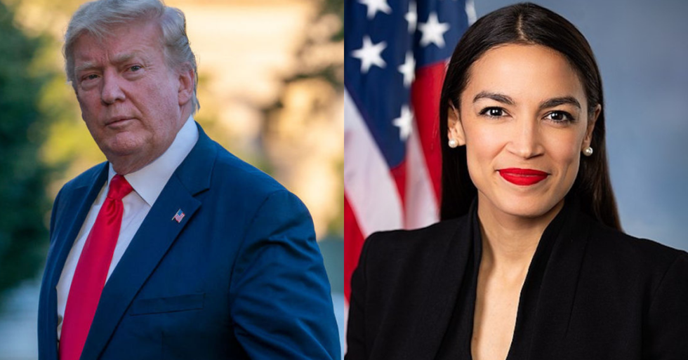 Donald Trump Called Alexandria Ocasio-Cortez a 'Whack Job' and AOC Fired Back Hard