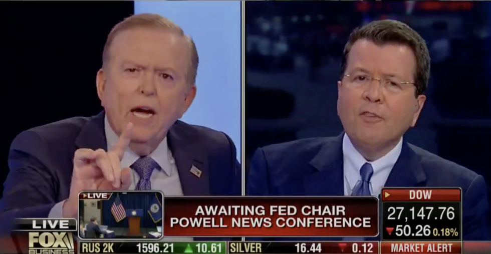Fox Business Host Just Brutally Called Out His Colleague on the Air for Praising Trump's Efforts to Slow the Deficit