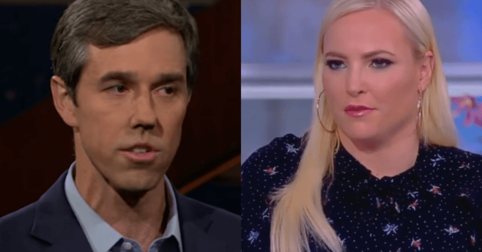 Beto O'Rourke Accuses Meghan McCain of Giving People 'Permission to Be Violent' If His AR-15 Buy Back Program Is Implemented