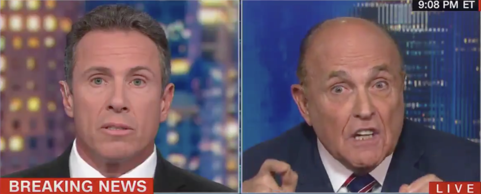 Rudy Giuliani Denied Telling Ukraine to Investigate Joe Biden Just Seconds Before Admitting That He Did Exactly That