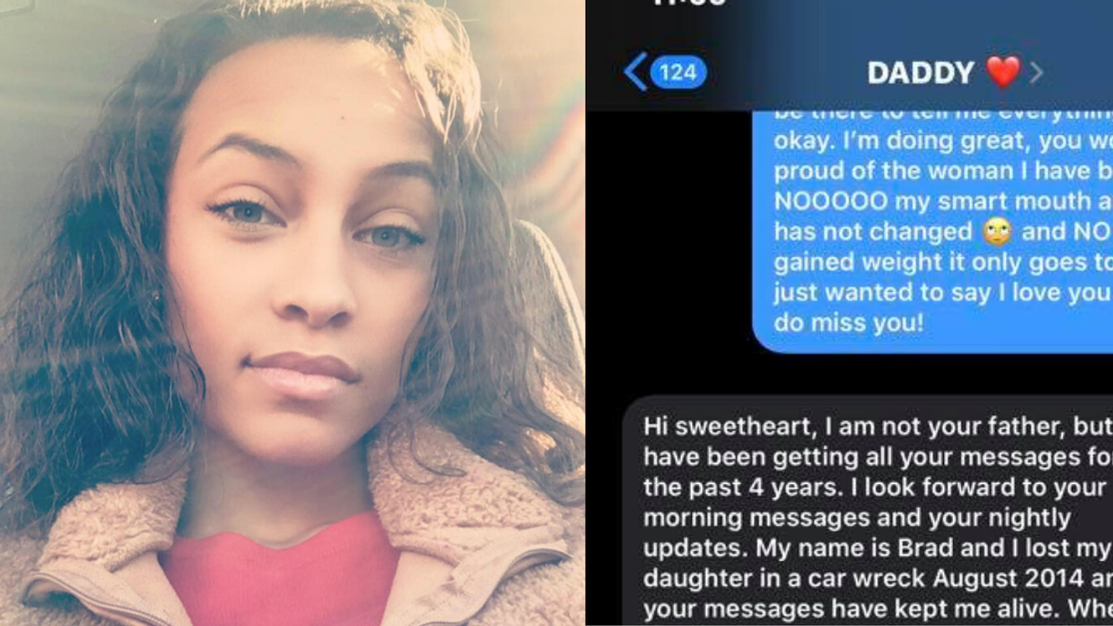 Woman Who Texted Her Dad Every Day For 4 Years After His Death Gets Unexpected, Emotional Response From Stranger
