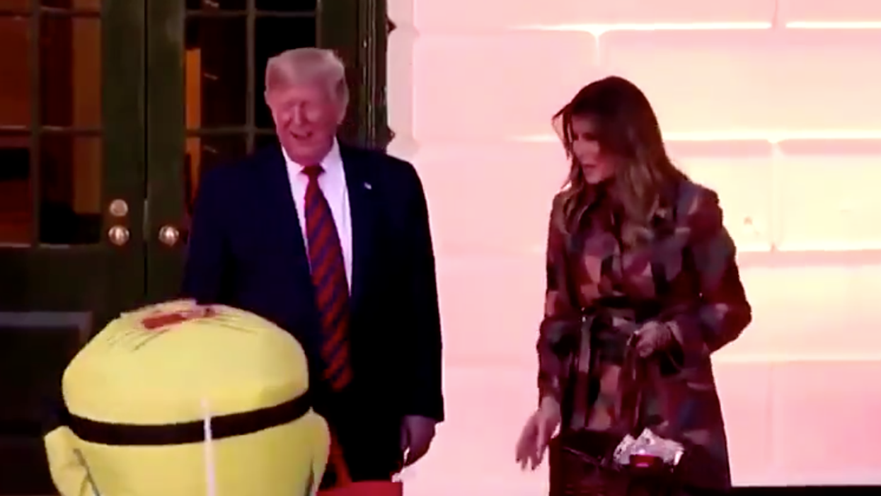 Trump Can't Even Hand Out Halloween Candy To Kids Without Being A Jerk—And He's Getting Dragged Hard For It
