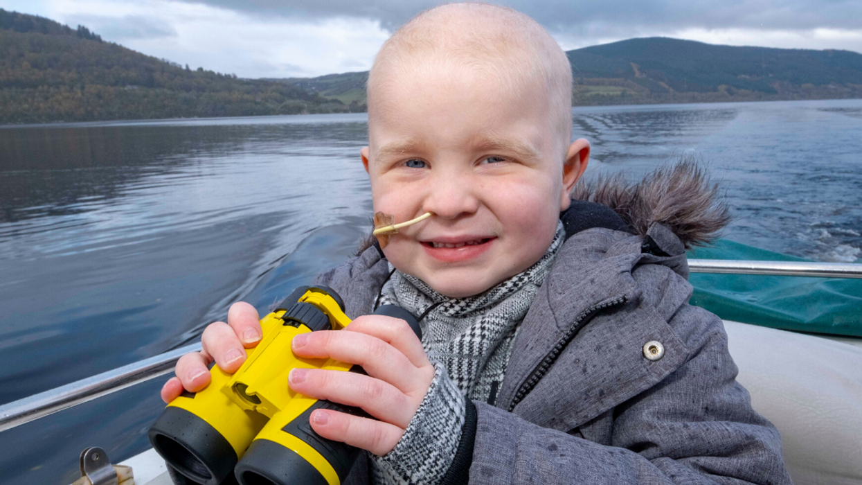 Charity Steps Up Big To Fulfill Boy With Leukemia's Wish To See The Loch Ness Monster